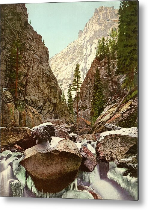  Metal Print featuring the photograph Toltec Gorge by Detroit Photographic Company
