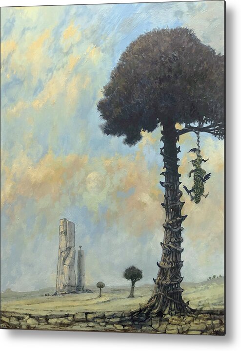 Trees Metal Print featuring the painting Transition by William Stoneham