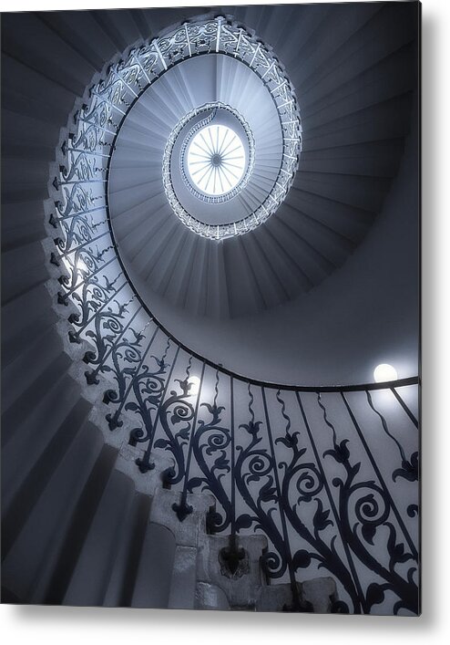 Stairs Metal Print featuring the photograph Tulip Stairs by Massimo Cuomo