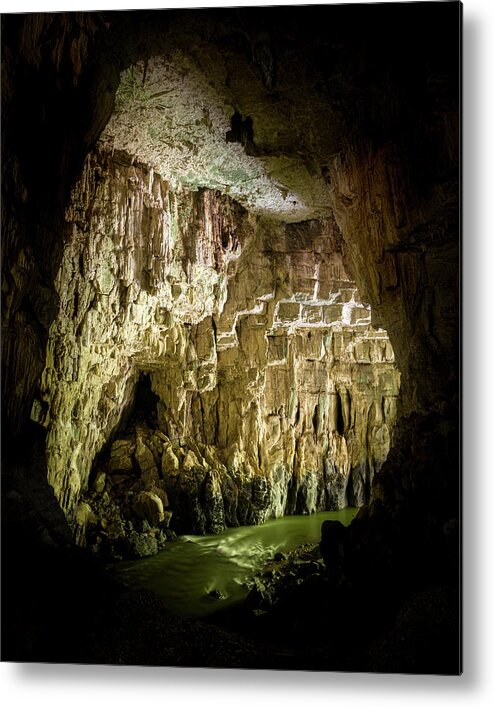 Colombia Metal Print featuring the photograph Tuluni River Tuluni Caves Chaparral Tolima Colombia by Adam Rainoff
