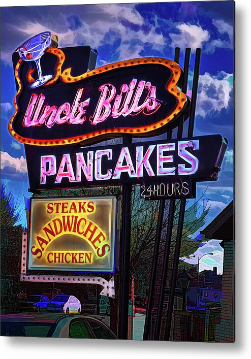 Americana Metal Print featuring the photograph Uncle Bill's by Robert FERD Frank