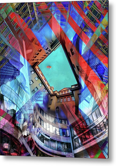 Workday Metal Print featuring the digital art Workday Fantasy by Linda Carruth