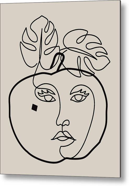 Face Of Eve Metal Print featuring the digital art Face of Eve #2 by Bob Pardue
