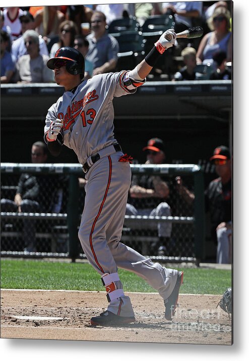 People Metal Print featuring the photograph Manny Machado #1 by Jonathan Daniel