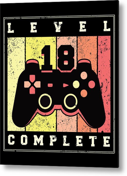 18 Level Complete Mens 18th Birthday Men Gaming Design T-Shirt by Myloot -  Pixels