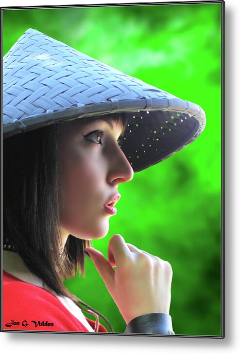 Fantasy Metal Print featuring the photograph Portrait Of A Sorceress #2 by Jon Volden