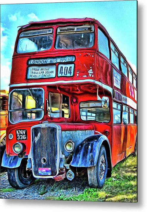 England Metal Print featuring the photograph 404 London Bus Tour by Thom Zehrfeld