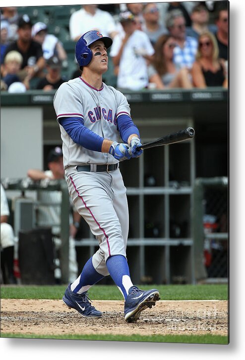 Following Metal Print featuring the photograph Anthony Rizzo by Jonathan Daniel