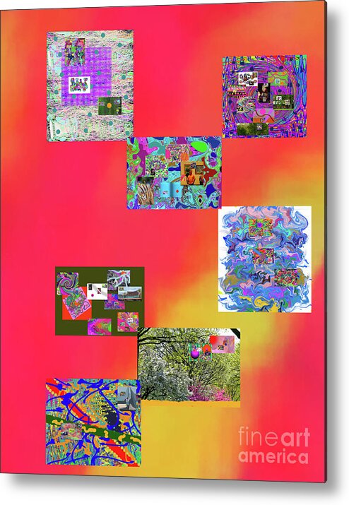 Walter Paul Bebirian: Volord Kingdom Art Collection Grand Gallery Metal Print featuring the digital art 9-18-2020c by Walter Paul Bebirian