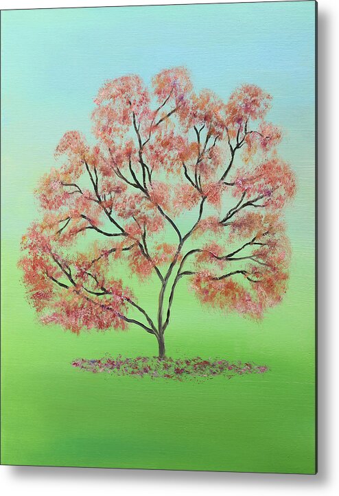 Trees Metal Print featuring the painting Acer by Elizabeth Lock
