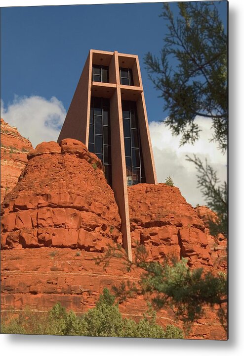 Chapel Metal Print featuring the photograph Arizona Outback 4 by Mike McGlothlen