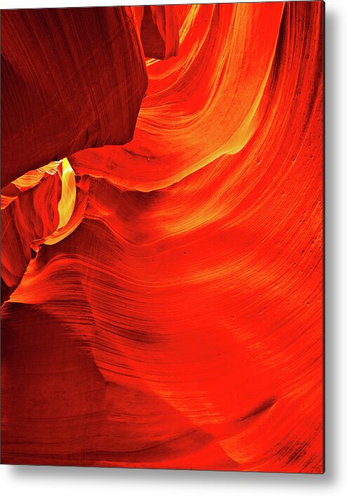 Antelope Canyon Metal Print featuring the photograph August 2018 Entry to Dante's Nine Circles of Hell by Alain Zarinelli