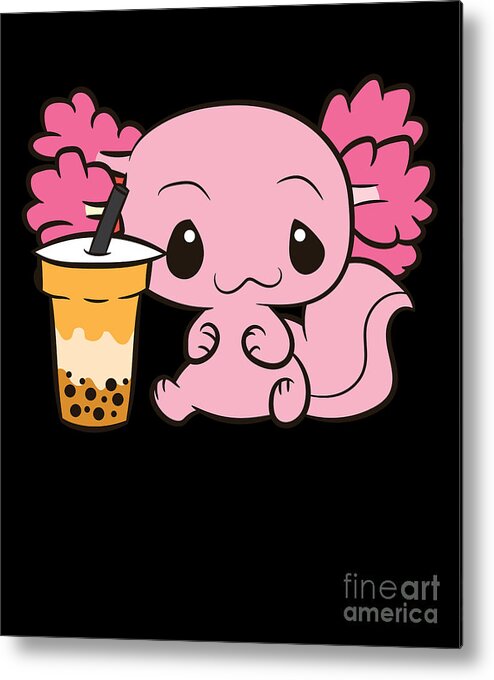 Cute Axolotl Loves Boba Tea - Cute Axolotl - Mug
