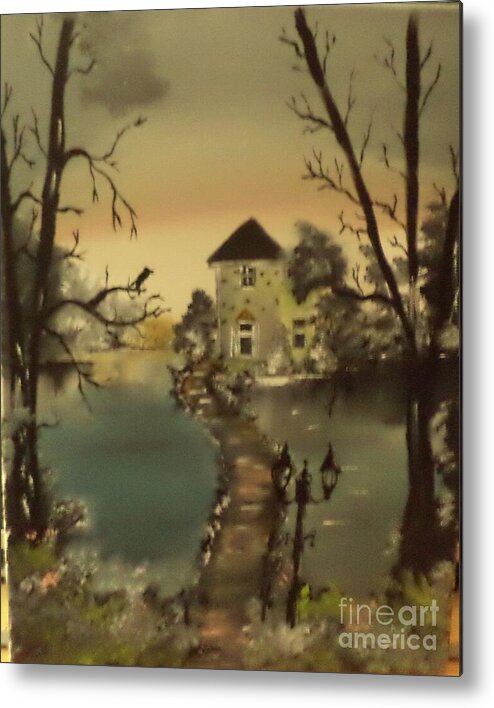 Landscape Metal Print featuring the painting Bewitched Painting # 245 by Donald Northup