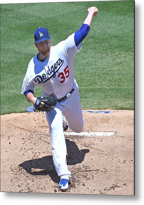 National League Baseball Metal Print featuring the photograph Brett Anderson by Jayne Kamin-Oncea