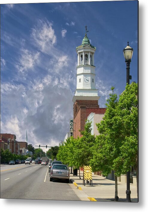 Main Street Camden Photo Metal Print featuring the photograph Camden SC by Bob Pardue