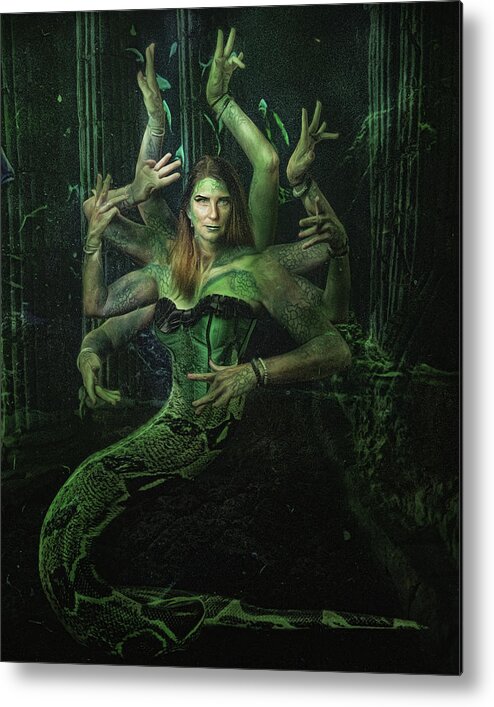 Mythology Metal Print featuring the digital art Ceto by Brad Barton