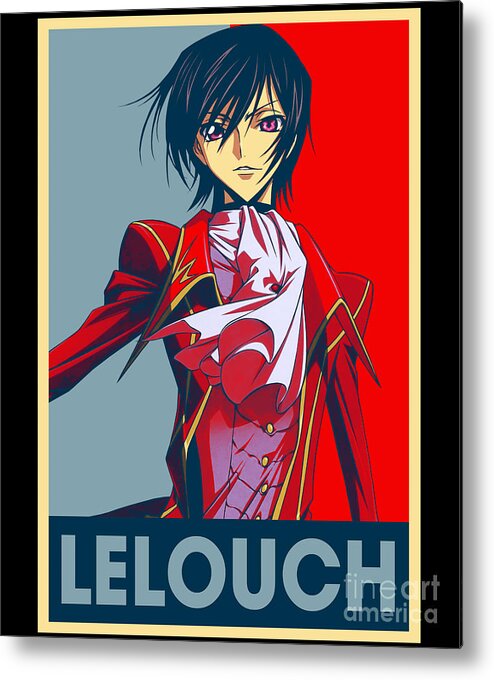 Code Geass Lelouch Name Anime Duvet Cover by Anime Art - Fine Art