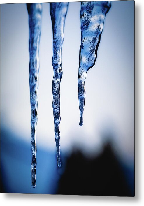 Frozen Metal Print featuring the photograph Cold as Ice by Rich Kovach