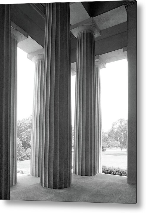 Columns Metal Print featuring the photograph Columns 3 by Mike McGlothlen