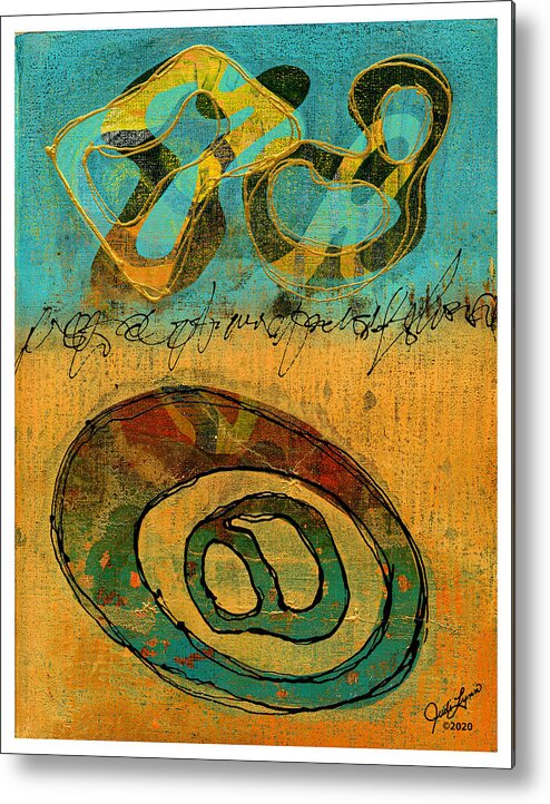  Metal Print featuring the painting Continuum 3 by Judi Lynn