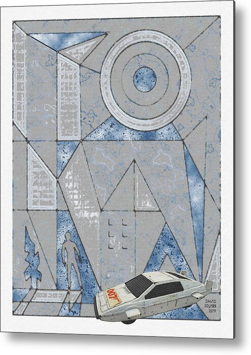 Cultcars Metal Print featuring the digital art CultCars / My Spy by David Squibb