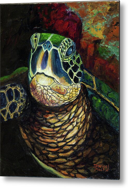 Animal Metal Print featuring the painting Curious by Darice Machel McGuire