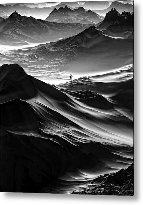 Fine Art Metal Print featuring the photograph Out of this world by Sofie Conte
