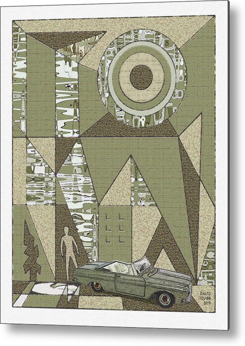 Dinky Toys Metal Print featuring the digital art Dinky Toys / Fury by David Squibb