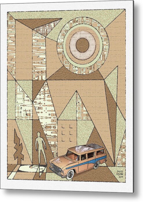 Dinky Toys Metal Print featuring the digital art Dinky Toys / Rambler by David Squibb