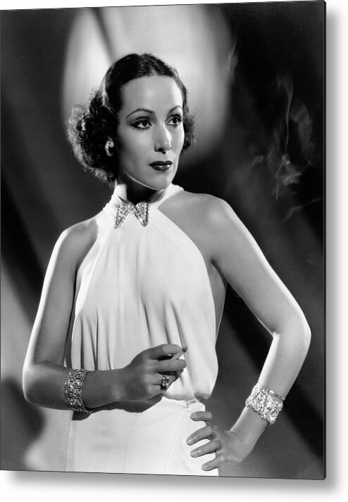 Dolores Del Rio Metal Print featuring the photograph Dolores Del Rio. by Album