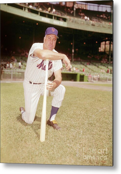 Duke Snider Metal Print featuring the photograph Duke Snider by Louis Requena