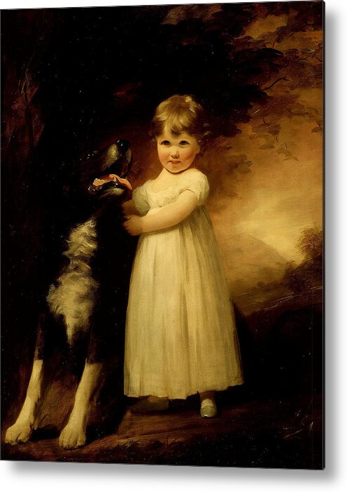 19th Century Painters Metal Print featuring the painting Eleanor Margaret Gibson-Carmichael by Henry Raeburn