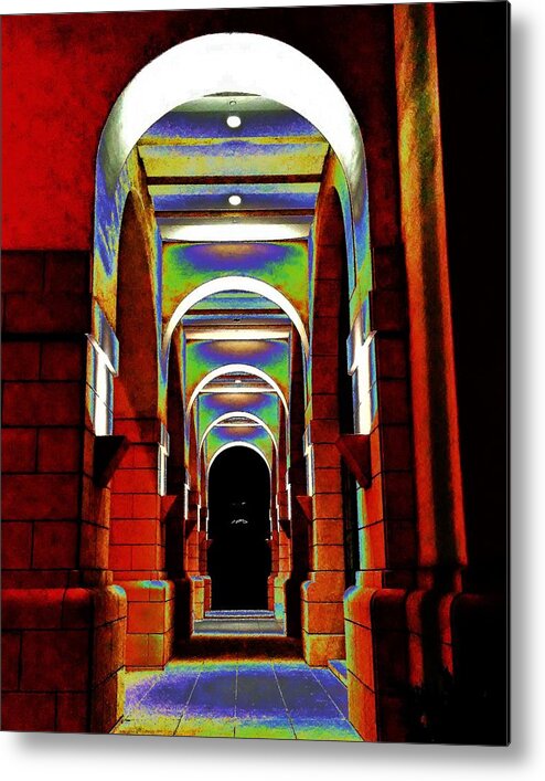 Architecture Metal Print featuring the photograph Fantasy Archway by Andrew Lawrence