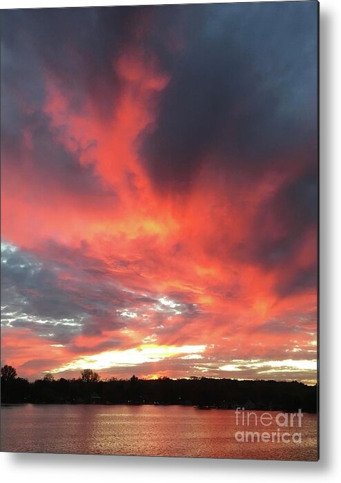 Sunsets Metal Print featuring the photograph Fla Bb by Mary Kobet