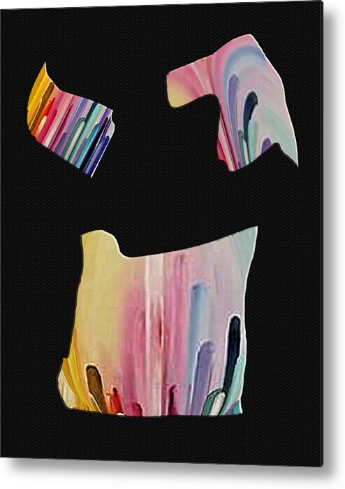 Abstract Art Metal Print featuring the digital art Fragments of My Imagination by Ronald Mills
