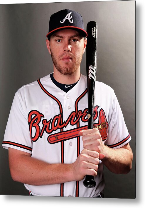 Media Day Metal Print featuring the photograph Freddie Freeman by Elsa