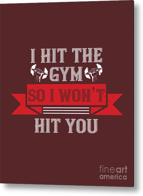 Gym Lover Gift Your Gym No Pain No Gain Workout Canvas Print / Canvas Art  by Jeff Creation - Fine Art America