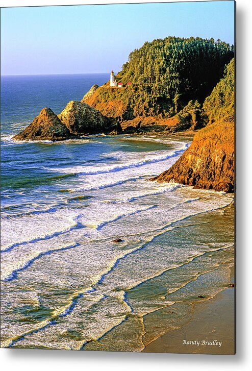 West Coast Metal Print featuring the photograph Haceta Head Lighthouse by Randy Bradley
