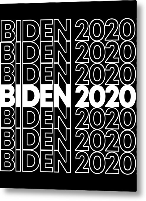 Cool Metal Print featuring the digital art Joe Biden 2020 by Flippin Sweet Gear