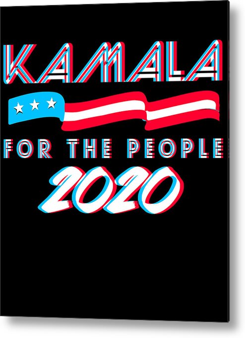 Election Metal Print featuring the digital art Kamala Harris For the People by Flippin Sweet Gear