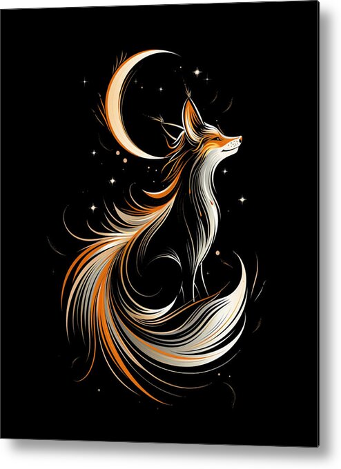 Fox Metal Print featuring the digital art Know Your Fox by Zery-bart