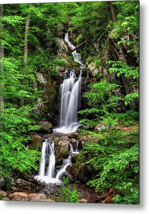 Skyline Drive Metal Print featuring the photograph Lower Doyles Falls by C Renee Martin