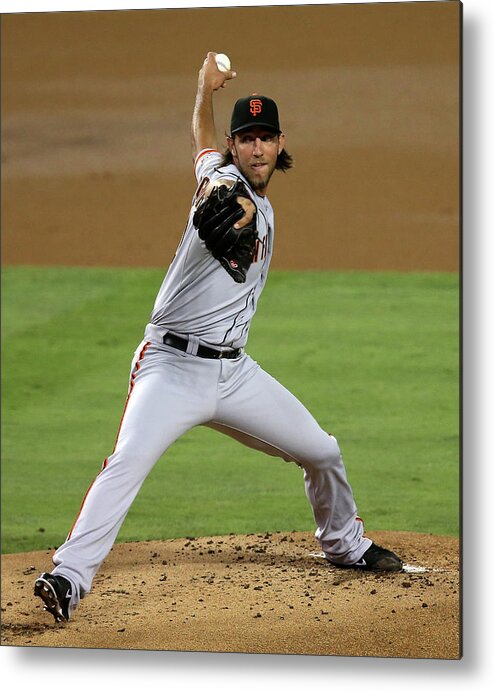 California Metal Print featuring the photograph Madison Bumgarner by Stephen Dunn