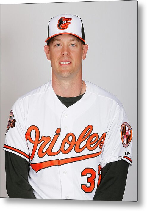 Media Day Metal Print featuring the photograph Matt Wieters by Kevin C. Cox