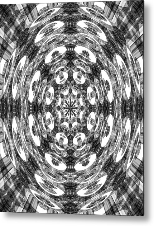  Metal Print featuring the digital art Navigationally Abstract by Jon VanStrate