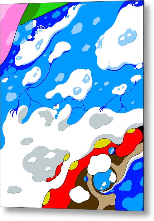 Clouds Metal Print featuring the digital art Nephenomics by Craig Tilley