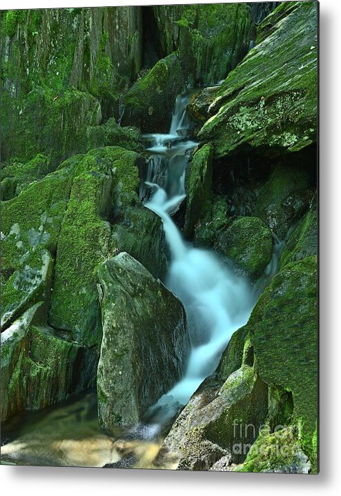 Waterfalls Metal Print featuring the photograph New Hampshire Waterfalls by Steve Brown