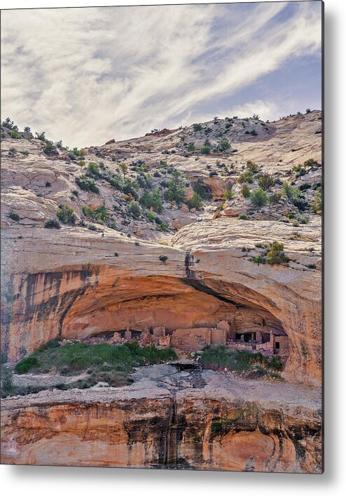  Metal Print featuring the photograph October 2019 Cliff Dwelling by Alain Zarinelli