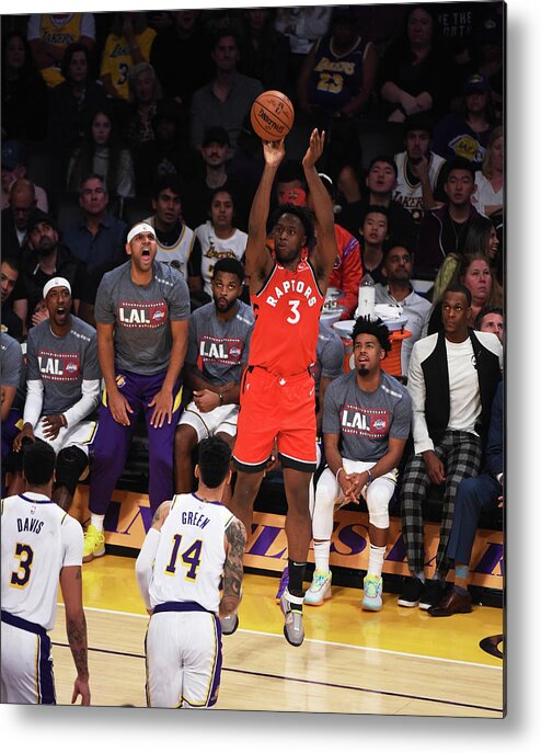 Og Anunoby Metal Print featuring the photograph Og Anunoby by Adam Pantozzi